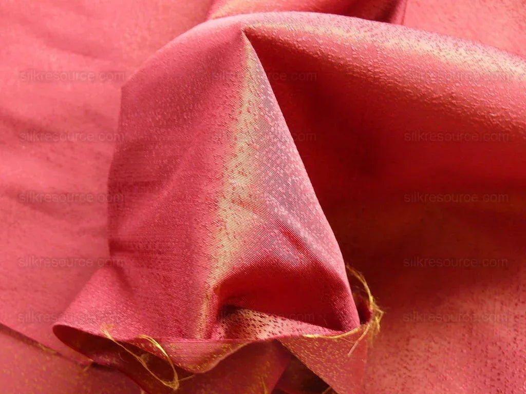 By yard Lee Jofa Groundworks Staccato Silk Weave Garnet Red Speckled Texture MSRP USD198/y