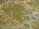 BTY LEE JOFA HERMITAGE DAMASK SLATE BLUE GOLD RENAISSANCE LAMPAS