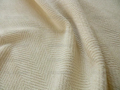6y Lee Jofa Clyde Chevron Chenille Parchment Herringbone White MSRP USD 194/Y