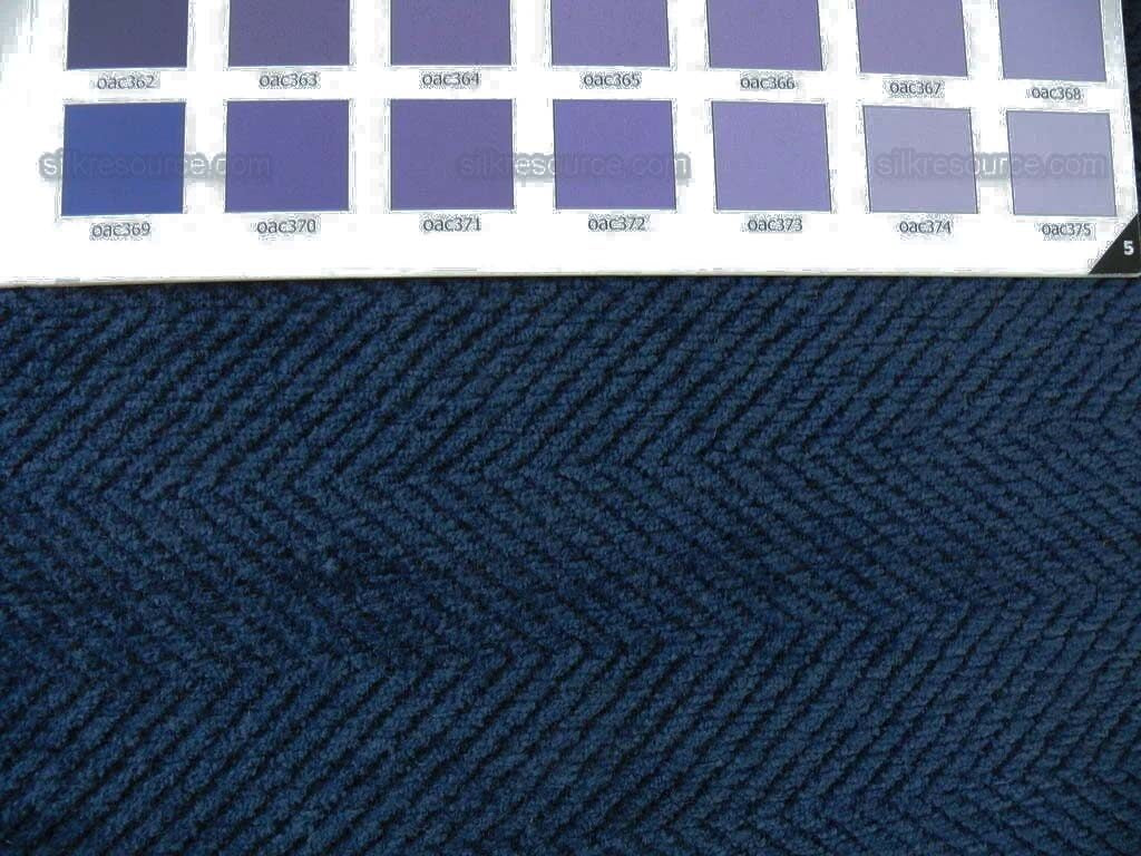 Lee Jofa Clyde Chevron Chenille Herringbone Cadet Navy Blue MSRP USD 194/Y