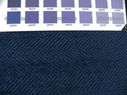 Lee Jofa Clyde Chevron Chenille Herringbone Cadet Navy Blue MSRP USD 194/Y