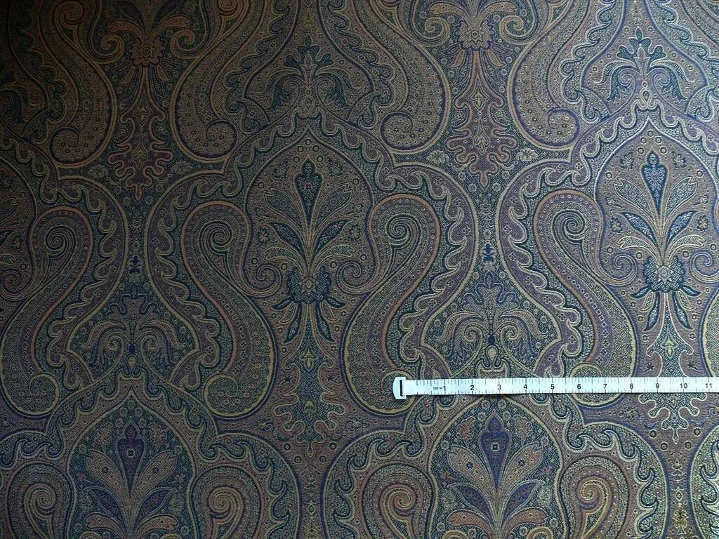 Lee Jofa Madagascar Paisley Mediterinian Blue Damask Renaissance MSRP USD 198