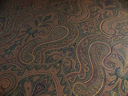 LEE JOFA MADAGASCAR PAISLEY MEDITERINIAN BLUE DAMASK MSRP$19