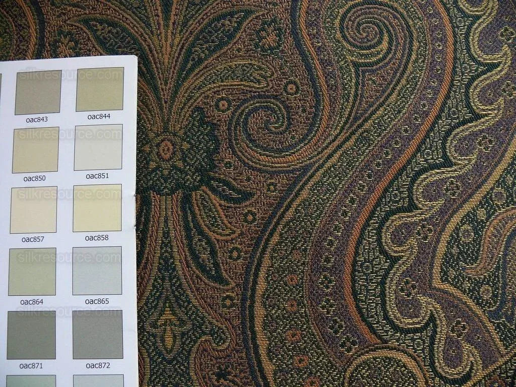 Lee Jofa Madagascar Paisley Mediterinian Blue Damask Renaissance MSRP USD 198