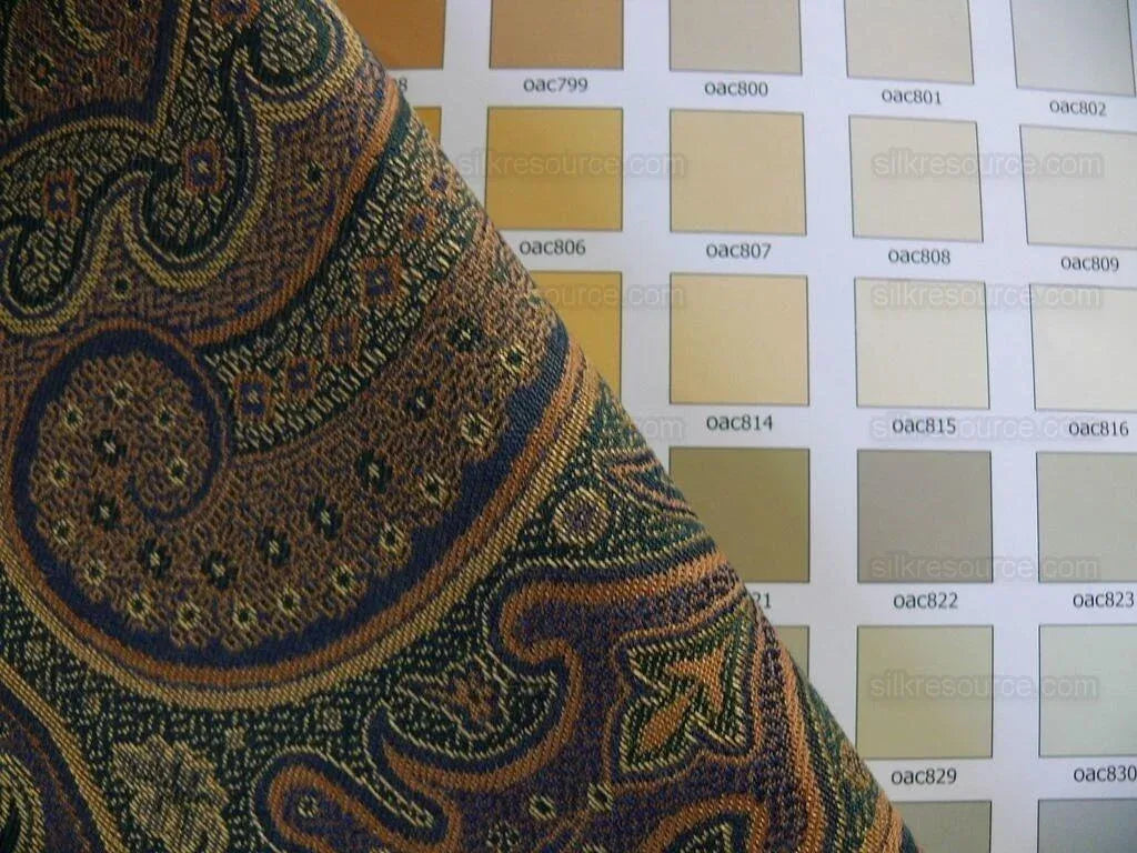 Lee Jofa Madagascar Paisley Mediterinian Blue Damask Renaissance MSRP USD 198