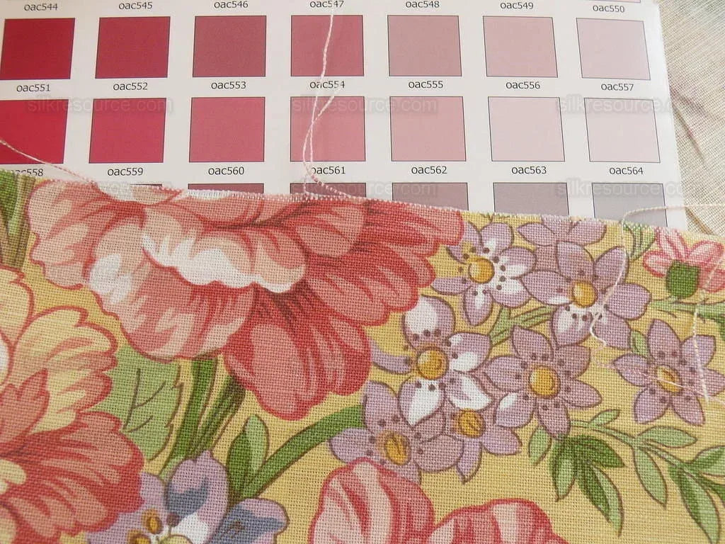 by yard Lee Jofa Ramage Print jasmine Yellow Linen Chintz Tree Of Life MSRP USD 176/y