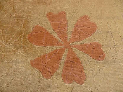 1.5y Lee Jofa Marguerite Gold Velvet Woven Flower & Star Velvet Cotton Viscose MSRP USD420/y