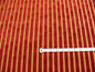 KRAVET DESIGN CUT VELVET STRIPE RUBY RED GOLD BTY MSRP$169/Y!