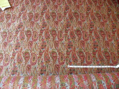 Lee Jofa Kashmir Bengali Cotton Tapestry Woven Paisley MSRP USD 196/Y