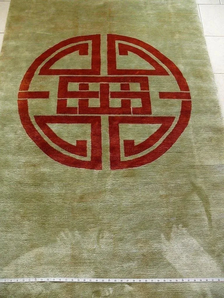 100% Silk Oriental Rug Hand Knotted By Kravet MSRP USD 3325