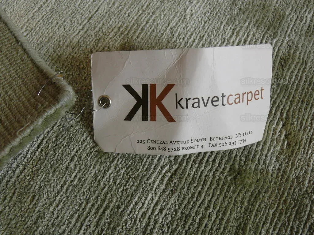 100% Silk Oriental Rug Hand Knotted By Kravet MSRP USD 3325