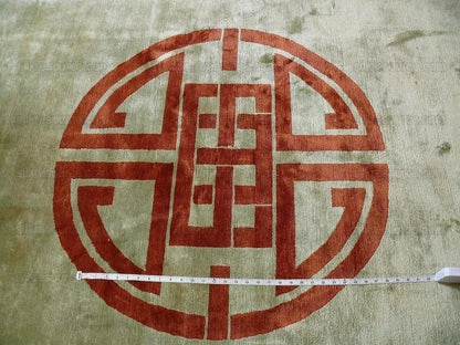 100% Silk Oriental Rug Hand Knotted By Kravet MSRP USD 3325