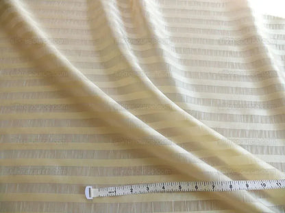 8.5y Lee Jofa "sarkara Sheer Silk Switzerland Oraganza Cream White