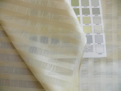 8.5y Lee Jofa "sarkara Sheer Silk Switzerland Oraganza Cream White