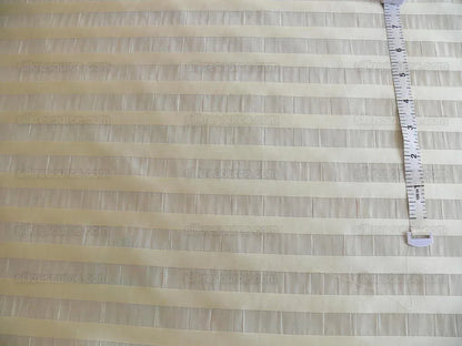 8.5Y LEE JOFA "SARKARA SHEER silk Switzerland ORAGANZA CREAM WHI