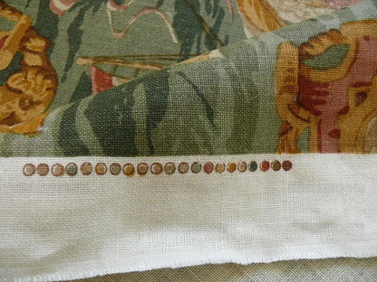 1.375Y Lee Jofa Sixteenth Century Aegean Pacific Linen Print Bty MSRP USD 156/y
