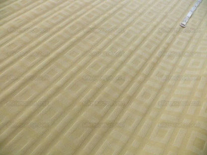 Lee Jofa Stewart Weave Ivory Square Maze Cotton Linen Damask Cream White Heavy Duty MSRP USD156/Y