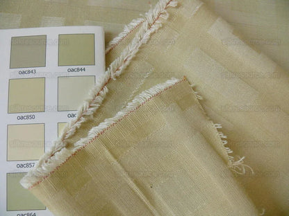 Lee Jofa Stewart Weave Ivory Square Maze Cotton Linen Damask Cream White Heavy Duty MSRP USD156/Y