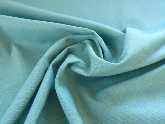 RALPH LAUREN SOLID COTTON "CAMBRIDGE" TEAL BLUE SUBTLE