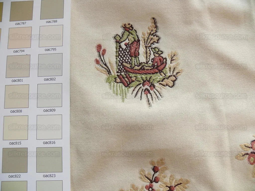 By yard Lee Jofa Siam Weave Mill French Toile Fil Coupe Mandarin Red MSRP USD 296/y