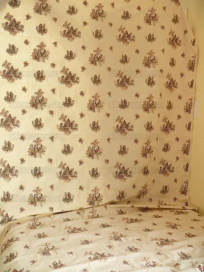 By yard Lee Jofa Siam Weave Mill French Toile Fil Coupe Mandarin Red MSRP USD 296/y