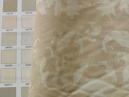 Peter Fasano Hand Printed Cotton Sandhurst Stried Damask Gold Cream Cotton Fortuny Style