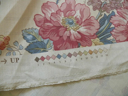 Lee Jofa Ramage Print Eggshell Blue Pink Green Linen Chintz Tree Of Life MSRP USD 176/y