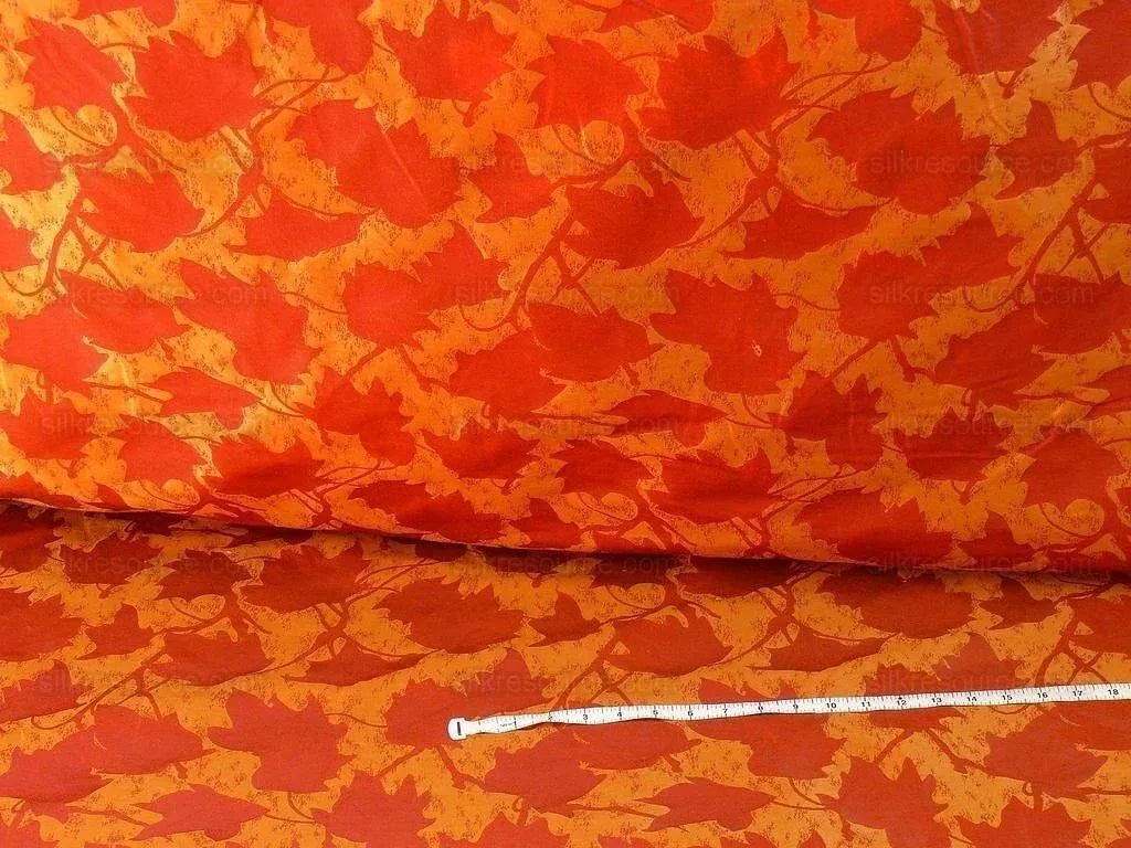 Lee Jofa/groundworks Japanese Maple Garnet Red Gold Silk Wabi Sabi MSRP USD296/yard