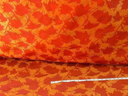 Lee Jofa/groundworks Japanese Maple Garnet Red Gold Silk Wabi Sabi MSRP USD296/yard