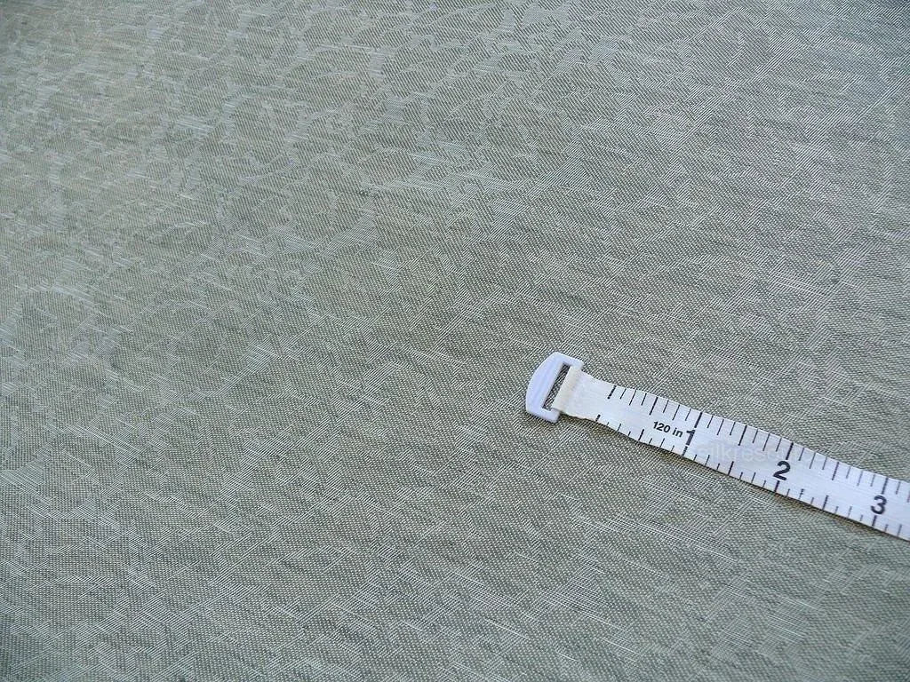 by yard Lee Jofa Enchanted Forest Cameo White Foliage Damask Cotton Linen MSRP USD 168/Y