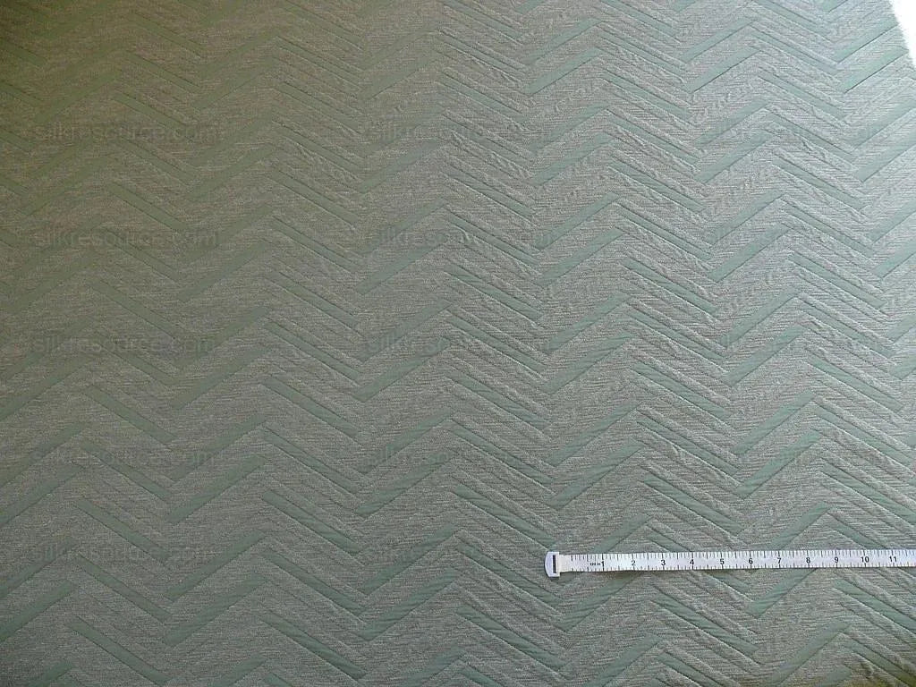 By Yard Lee Jofa Nehri Silk Chenille Ochre Herringbone Mist