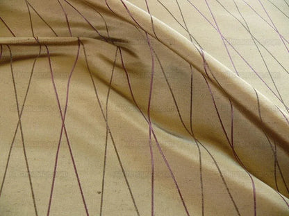 6y Lee Jofa/groundworks Rover Silk "nutmeg" Eggplant Purple Bron