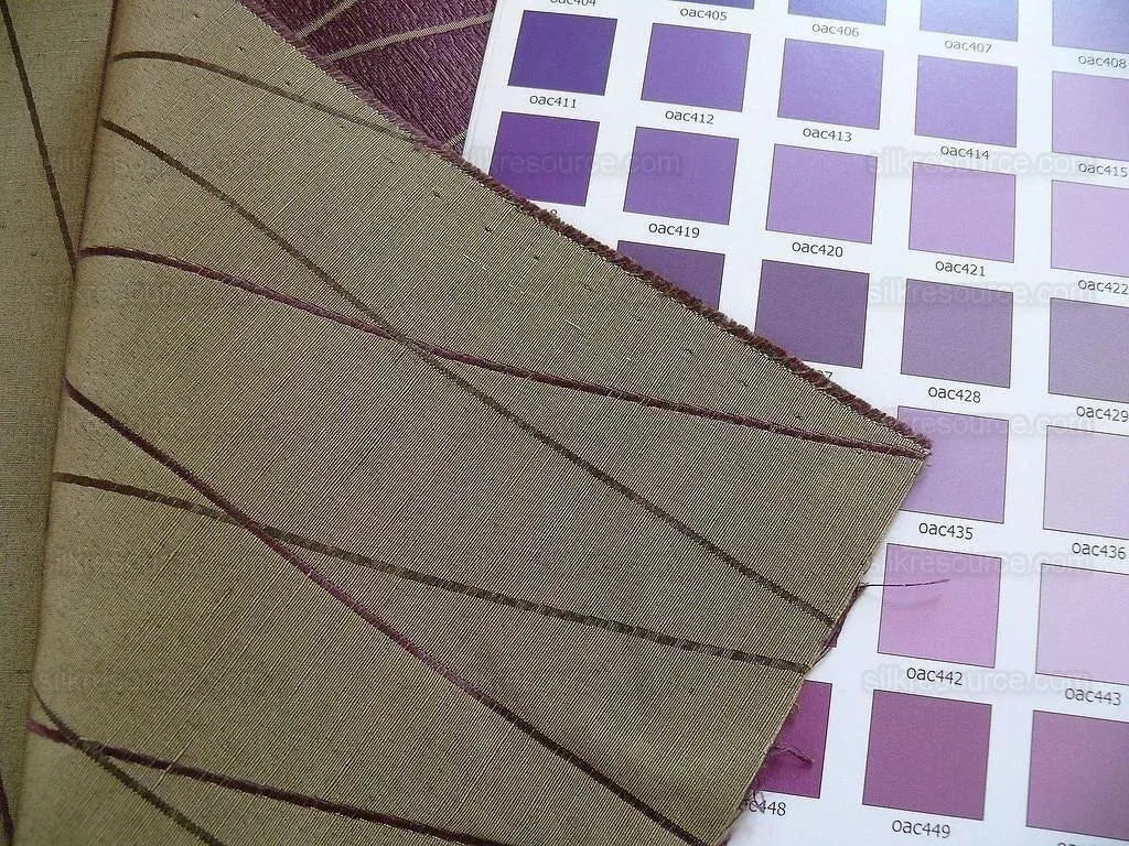 6y Lee Jofa/groundworks Rover Silk "nutmeg" Eggplant Purple Bron