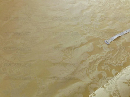 Lee Jofa Victoria Silk Damask Cream Champagne Lace+pearl+tulip B