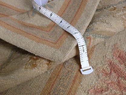 Stark Hand Made Needlepoint Beige Lotus Peony Winter Plum Lily Rug 16'10x11'10" MSRP USD 18,000+