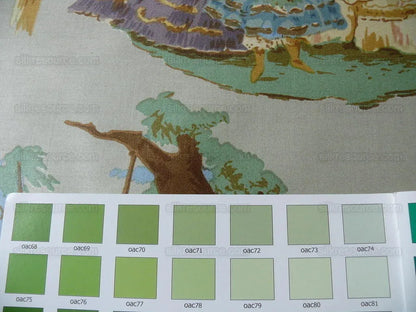 Lee Jofa English Country Polished Cotton "garden Party" Cloud Bl