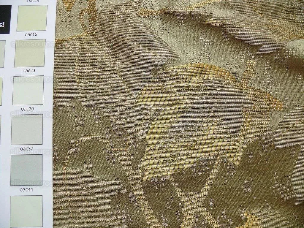 bty Lee Jofa Japanese Maple Lichen Dusty Gold Sage  Silk Wabi Sabi MSRP USD296/yard