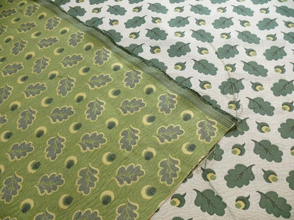 Bty Lee Jofa Oak Leaf Weave Acorn Matellasse Forest Green MSRP USD 2