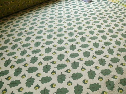 Bty Lee Jofa Oak Leaf Weave Acorn Matellasse Forest Green MSRP USD 2