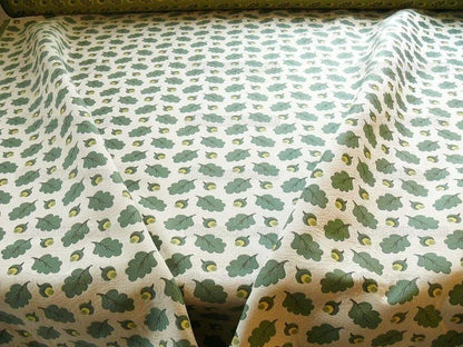 Bty Lee Jofa Oak Leaf Weave Acorn Matellasse Forest Green MSRP USD 2