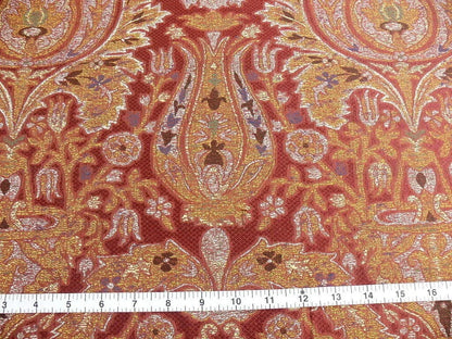 Lee Jofa San Pietro Paisley "crimson" Red Burgundy Blue Paisley