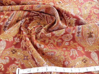 Lee Jofa San Pietro Paisley "crimson" Red Burgundy Blue Paisley