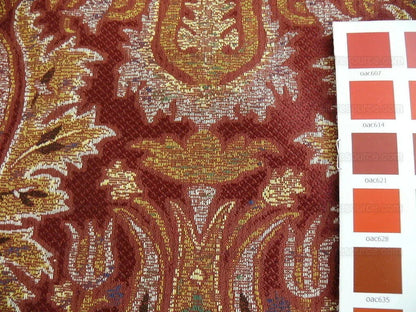 Lee Jofa San Pietro Paisley "crimson" Red Burgundy Blue Paisley