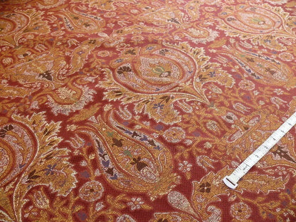 Lee Jofa San Pietro Paisley "crimson" Red Burgundy Blue Paisley