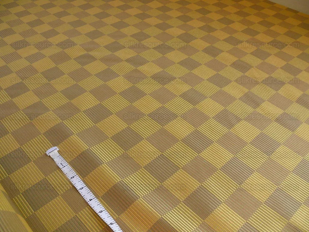 Lee Jofa Stereopticon Check "gold" Greige Check Silk+wool Bty MSRP USD196/y