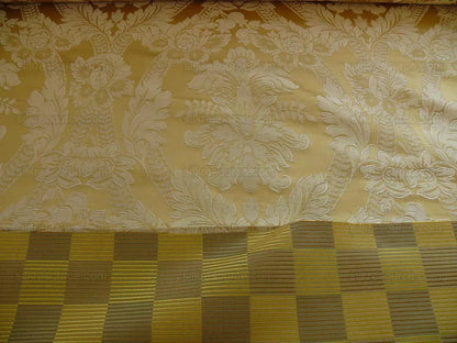 Lee Jofa Stereopticon Check "gold" Greige Check Silk+wool Bty MSRP USD196/y