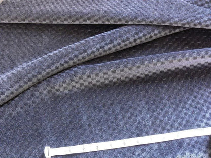 Lee Jofa Rialto Mohair Charcoal Navy Blue Mohair Check Bty MSRP$