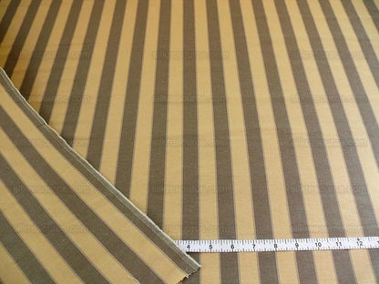 LEE JOFA PENRITH STRIPE SAND/TAN GREY CHARCOAL & GOLD STRIPE