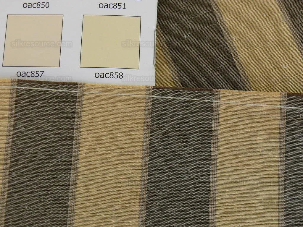 Lee Jofa Penrith Stripe Sand/tan Grey Charcoal &amp; Gold Stripe Silk Linen MSRP USD 236/Y