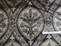 2.75YD KRAVET BLACK & COFFEE VELVET CARNATION SILKY! MSRP$139/Y